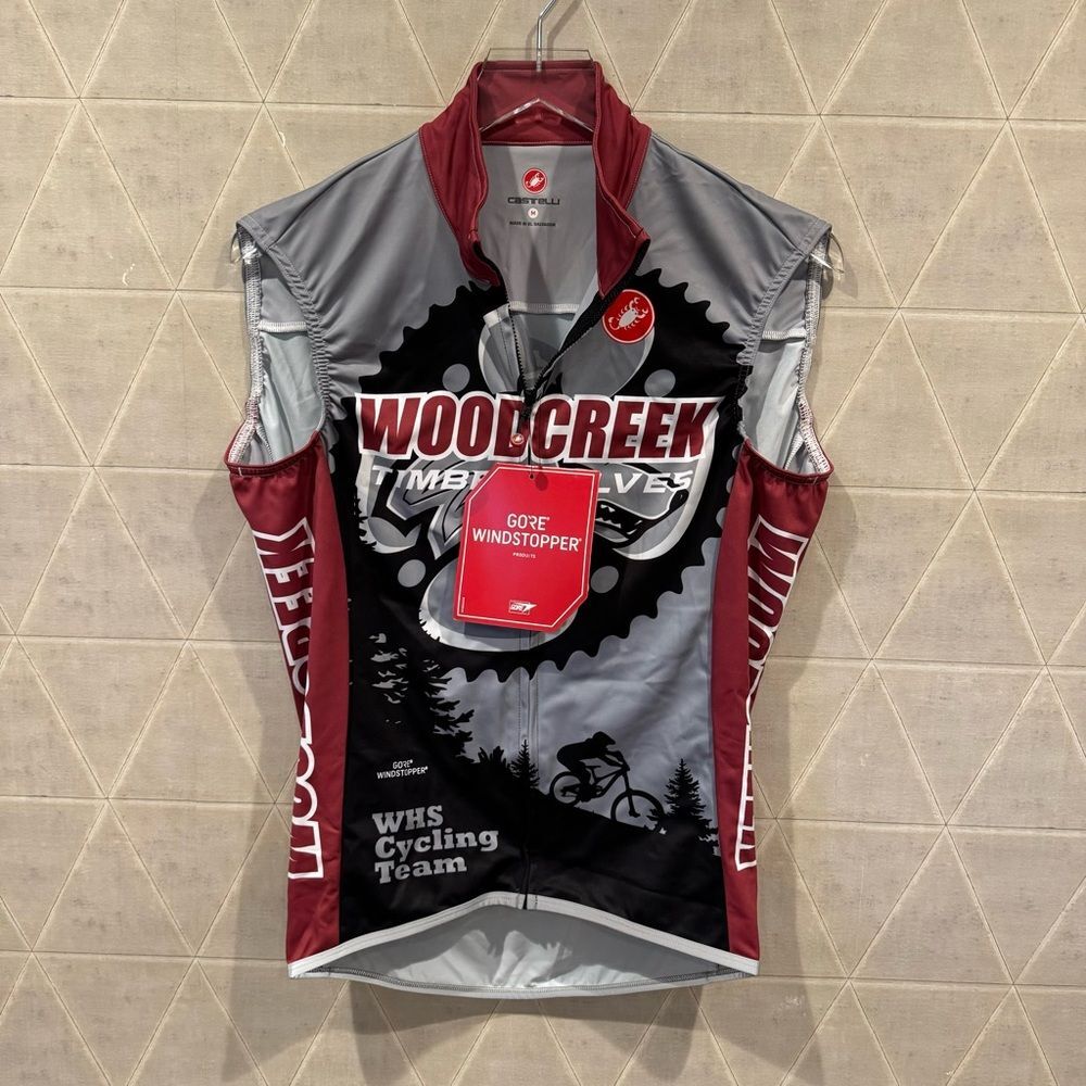 Castelli Cycling mens WINDSTOPPER VEST FZ M NWT